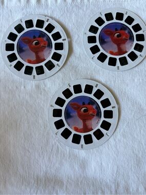 Rudolph vintage View-Master Reels.
